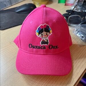 Pink Oaxaca Embroidered Cap